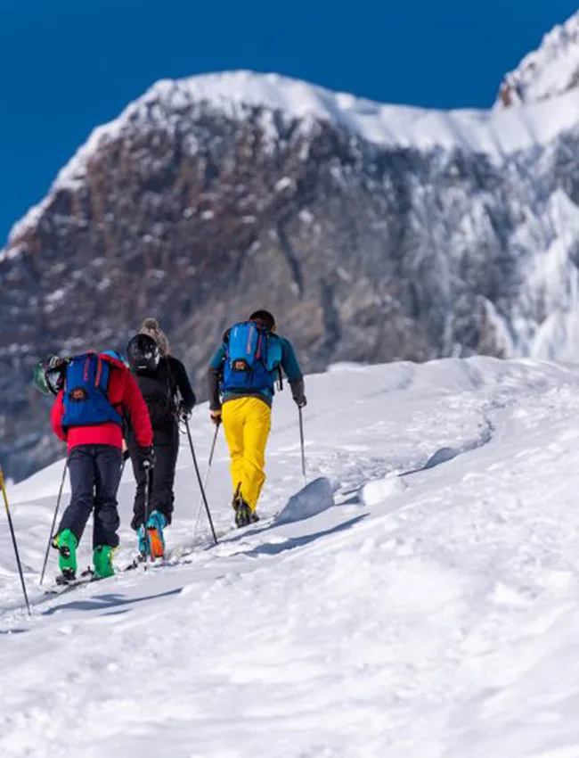 Ciaspole e sci alpinismo